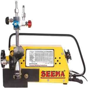 Seema SPT-5  Cast Iron Yellow & Grey Semi-Automatic Pug Cutting Machine
