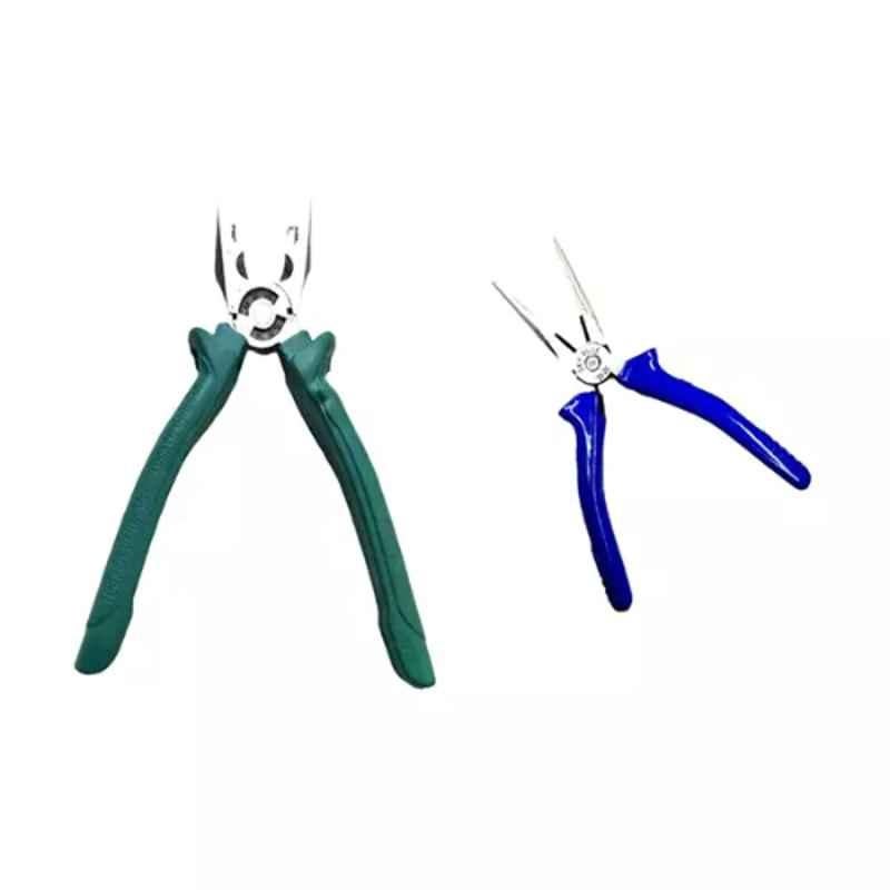 Sky Blue 2 Pcs 7.8 inch Groove Plier Combo, SBE_PLIER_COMBO_MOD_01454
