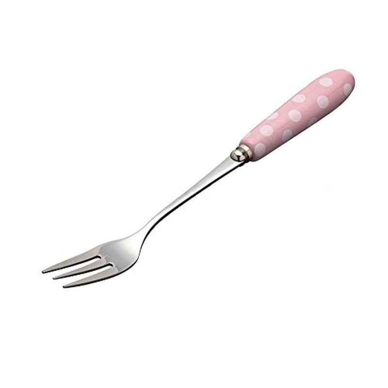 Kitchencraft Sweetly Does It 6 Pcs Ceramic Handled Deluxe Cake Forks Set, SDICFORKS6PK