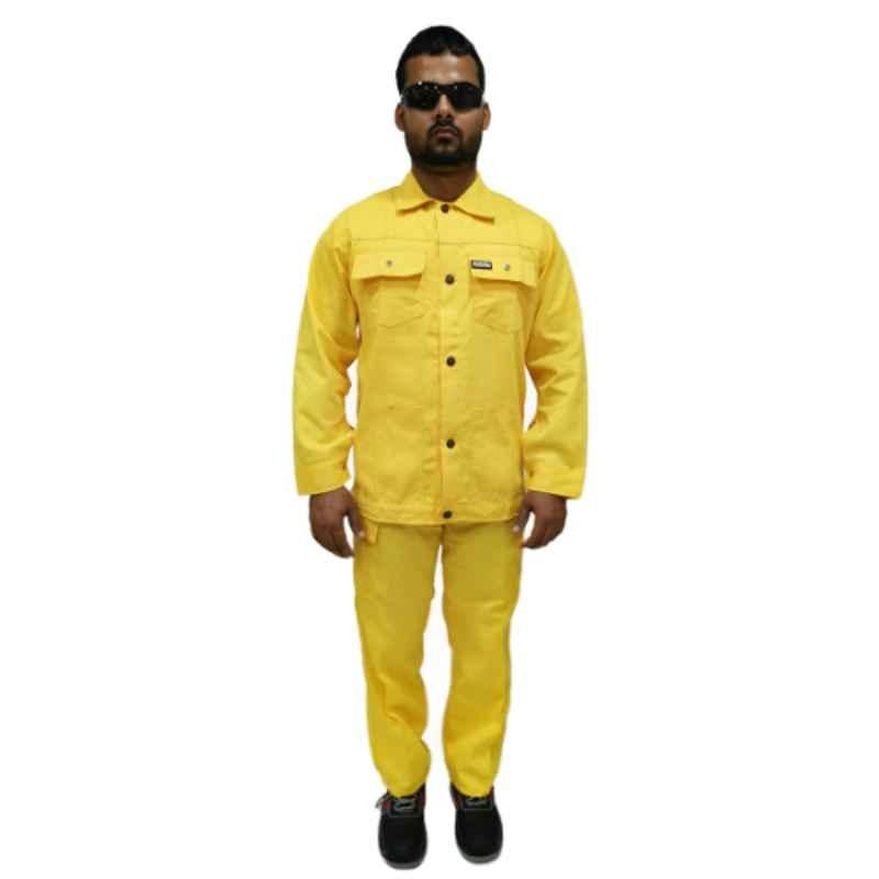 Armour Production Twill Yellow 2Pc Pant & Shirt, Size: 3XL