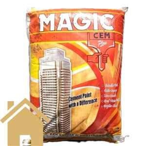 Magic Paints Cem Plus 10kg Light Biscuit Matte Finish Decorative Waterproof Cement Paint