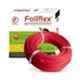 Foliflex Safety 6 Sqmm Red Single Core FR Multistrand PVC Flexible Wire, Length: 90 m