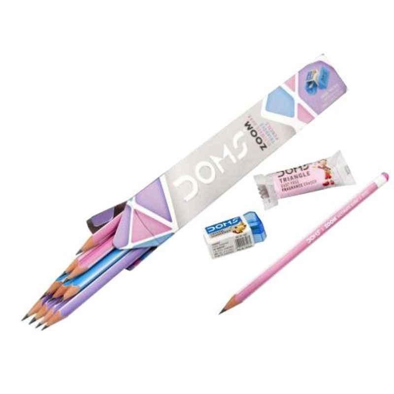Doms Zoom Triangle Pencil, MP500STDK2P100MP (Pack of 500)