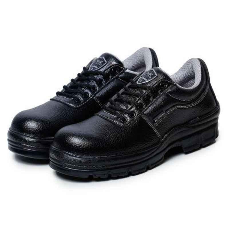 Liberty Gliders ROUGFTR-CT Composite Toe Synthetic Leather Black Safety Shoes, Size: 6