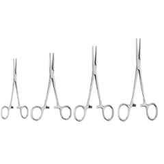 Forgesy 4 Pcs Stainless Steel Matt Finish Surgical Artery Clamp Set, X55