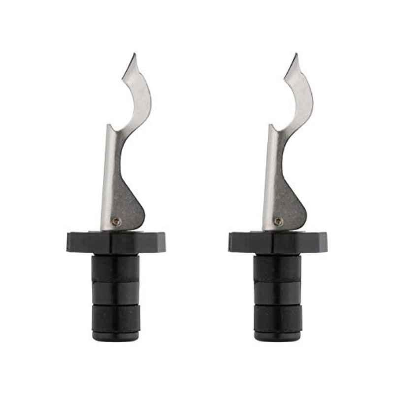 Viners 302.228 Stainless Steel Silver Barware Clamp Bottle Stopper (Pack of 2)
