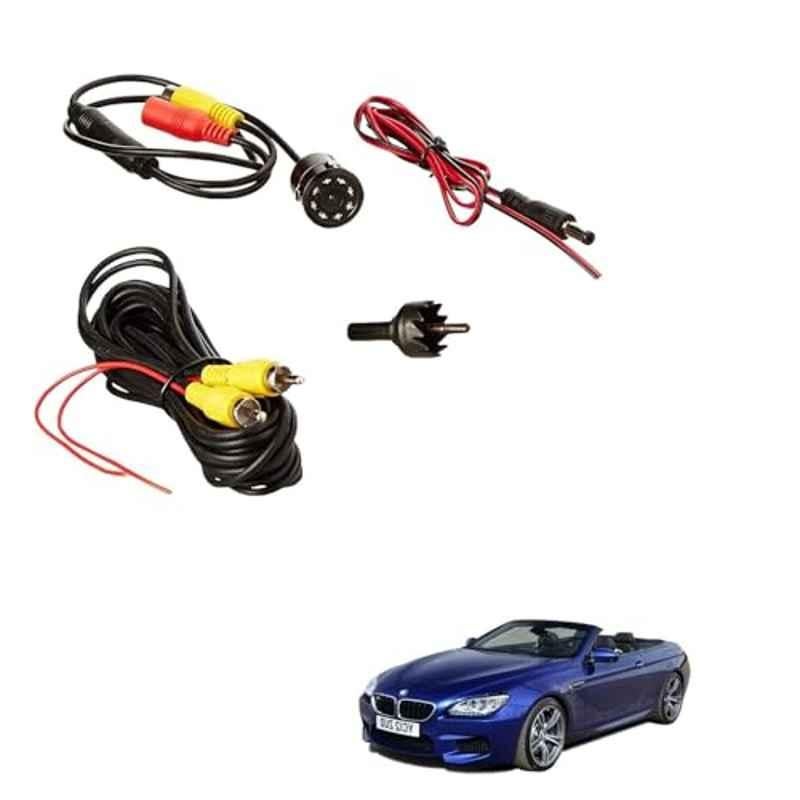 Kozdiko 12V 8 LED HD Night Vision Waterproof Car Rear View Reverse Parking Camera for BMW 6 Series