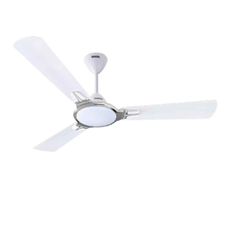 Usha Striker Platinum 56W 1 Star Pearl White Ceiling Fan with 2 Years Warranty, 11SRPSPRW1BGWI2DAX, Sweep: 1200 mm