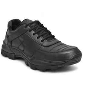 Cloudland S1 Steel Toe Polyurethane Sole Black Leather Safety Shoes for Men, CL06-Black-7