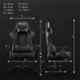 CELLBELL Transformer GC02 Faux Leather High Back Black Gaming Chair, CBHKFGC1002