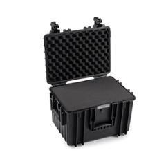 B&W International 5500/B/SI 5500 37.9 Litre Plastic Black Outdoor Case with SI Foam Durable Type