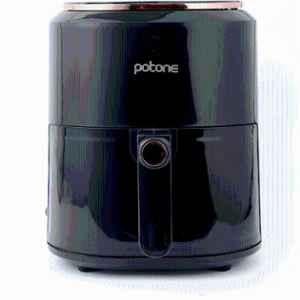 Potone 1400W 3.8 Litre ABS Black Digital Air Fryer
