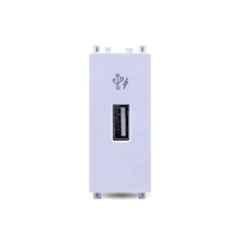 Schneider Electric Zencelo 2.1A 1 Module White USB Charger, IN8431USB_WE