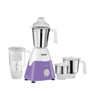 Maharaja Whiteline Mixtron Elite 750W White & Lavender Mixer Grinder with 4 Jars, MX-263