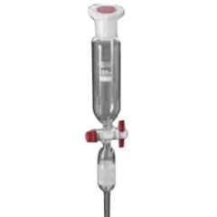 Glassco 250ml Boro 3.3 Glass Cylindrical Separating Funnel with PTFE Stopcock, 167.202.05A