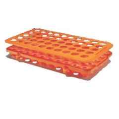 Axiva 10-16mm Orange PP Multi Size Test Tube Stand with Grip, 067050 G