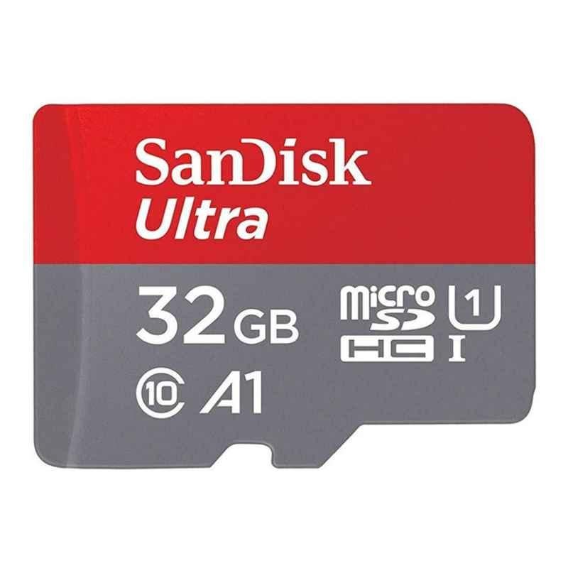 SanDisk Ultra 32GB Class 10 MicroSDHC Memory Card, SDSQUAR-032G-GN6MN
