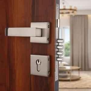 VIN KRAFT 60mm Stainless Steel Satin Mortise Door Lock Handle Set with 3 Keys, VK004-ROSE-OSK