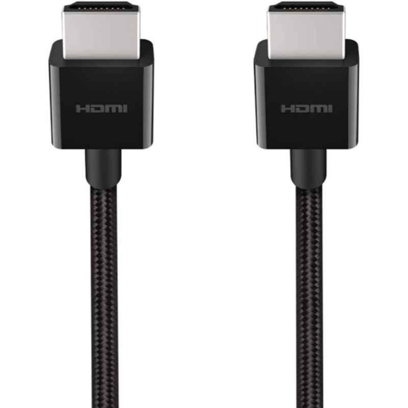 Belkin 1m Black HDMI 2.1 Audio & Video Cable, BKN-AV10176BT1M-BLK