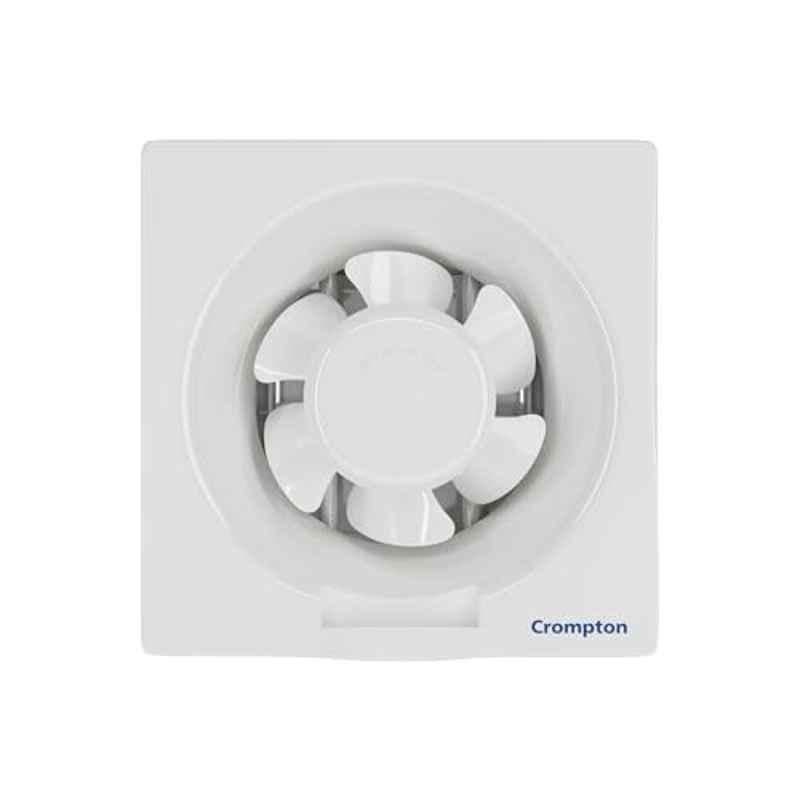 Crompton Brisk Air Plus 8 inch 30W Plastic White Exhaust Fan with 2 Years Warranty, JAG202, Sweep: 200 mm