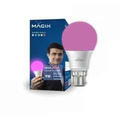 Magik Deco Plus 9W B22 Polycarbonate Pink LED Bulb, LUDP009P4260