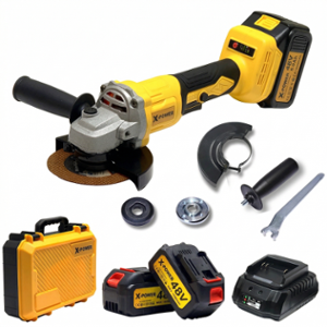 XLNT 48V 5Ah 125mm Lithium-Ion Cordless Angle Grinder, XTCAG-129