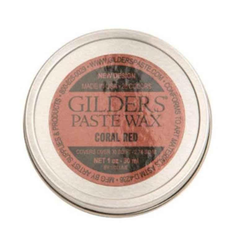 Gilders Paste 30ml Coral Red Wax