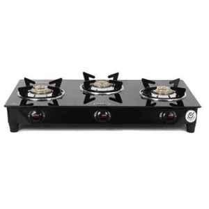 Fogger Cute 3 Burners Manual Ignition Glass Gas Stove, SBI00034