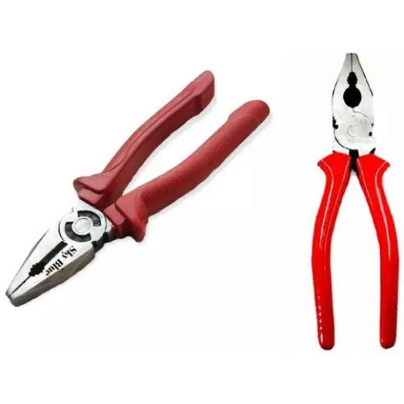 Sky Blue 2 Pcs 7.8 inch Lineman Plier Combo, SBE_PLIER_COMBO_MOD_00475