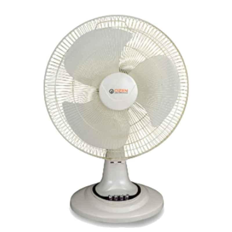 OZEN 55W Ivory High Speed Table Fan, OZ-F201-IVY, Sweep: 400mm