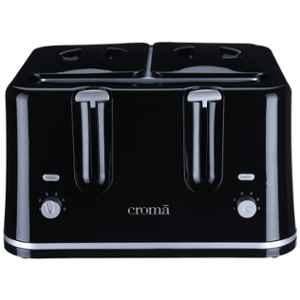 Croma 1740W 4 Slice Black Automatic Pop-up Toaster, CRSKAG002sTS4S