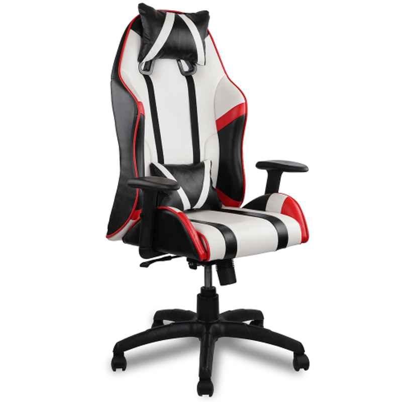 Mango Blossom Volley Leatherette High Back Black & White Gaming Chair, OFF.OFF.105649414
