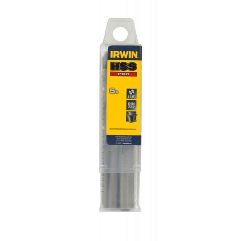Irwin 5Pcs 11.4mm HSS Pro Drill Bit Set, 10502345