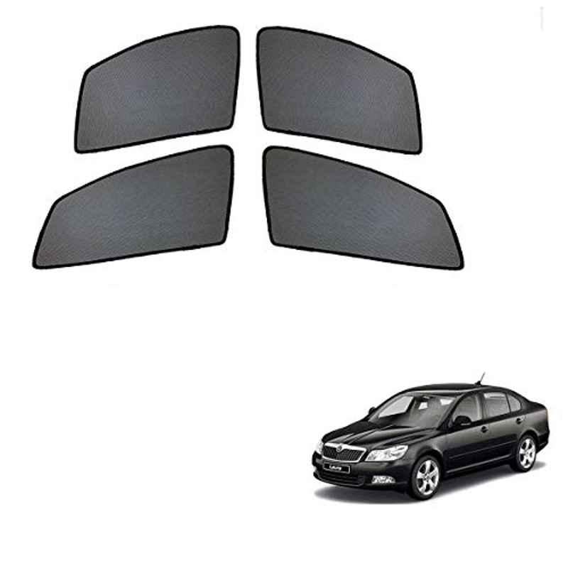 Kozdiko 4 Pcs Half Magnetic Car Sun Shade Set for Skoda Laura