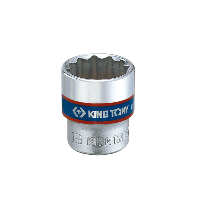 King Tony 3/8 inch 12mm Bi-Hexagon Standard Socket, 333012M