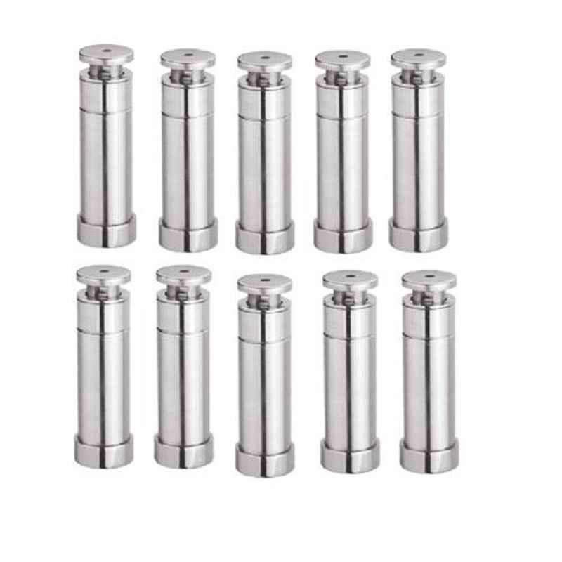 Nixnine Stainless Steel Heavy Duty Magnetic Door Stopper, SS_202_3IN_10PS (Pack of 10)
