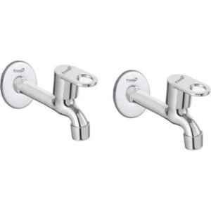 Prestige MAX Brass Chrome Finish Long Body Bib Cock (Pack of 2)