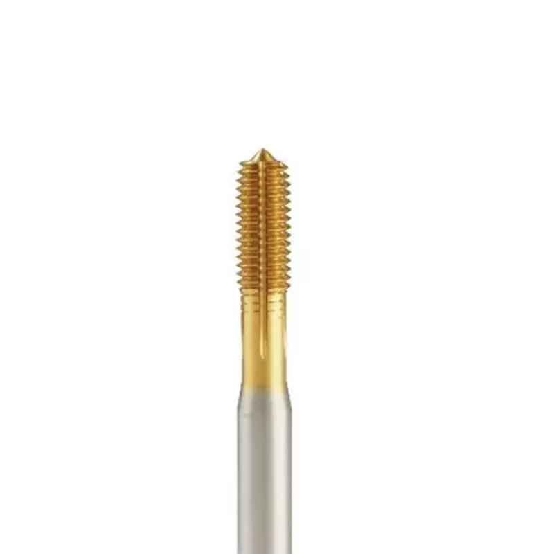 Emkay Tools 24x3mm Metric Course TIN Coated Fluteless Oil Groove HSS Ground Thread Hand Tap