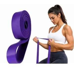 Shopeleven 3x107cm TPE Purple Resistance Band for Strength Training, Body Building & Stretching