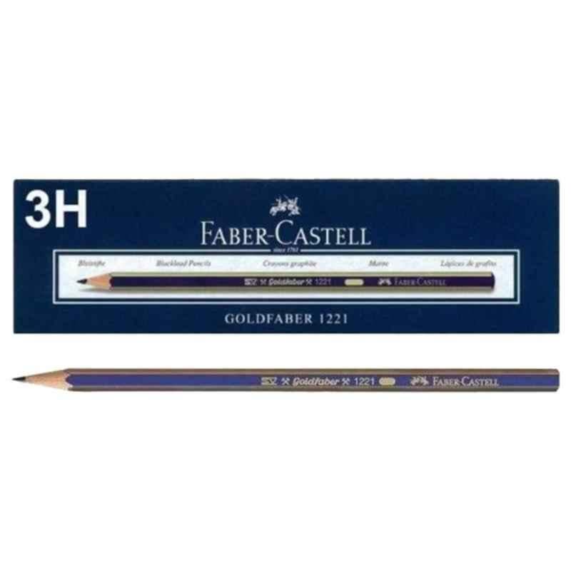 Faber Castell GOLDFABER 1221 3H Graphite pencil, 112513