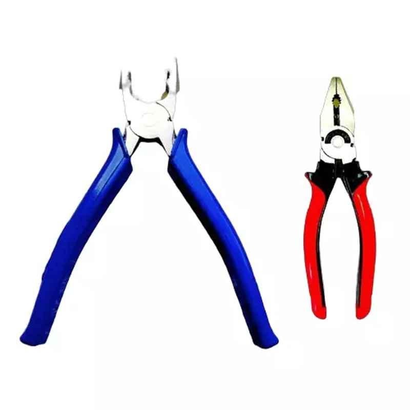 Sky Blue 2 Pcs 7.8 inch Lineman Plier Combo, SBE_PLIER_COMBOS_COMBO_262