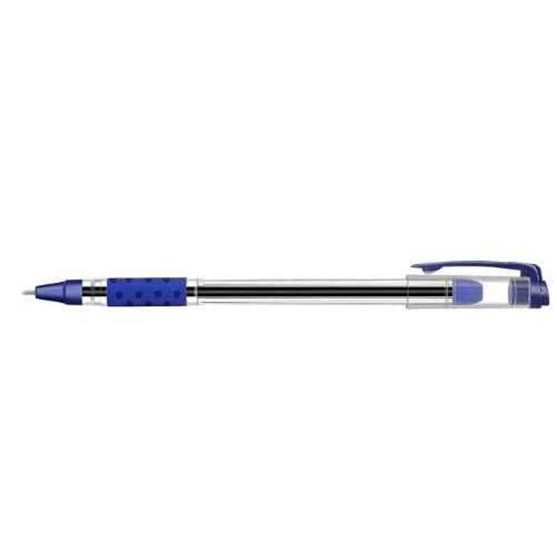 Omega Amaze 125 Pcs Blue Gripper Ball Pen Set (Pack of 25)