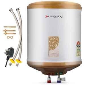 Longway 15L Ivory Water Storage Geyser with Free Installation Kit, Superb