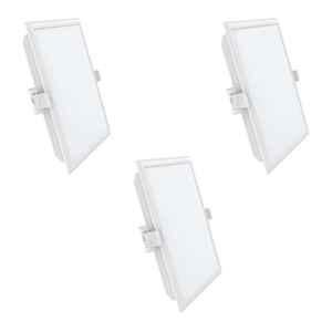 Fybros Cube 15W Polycarbonate Warm White Square Sleek LED Panel Light, FLS5174C (Pack of 3)