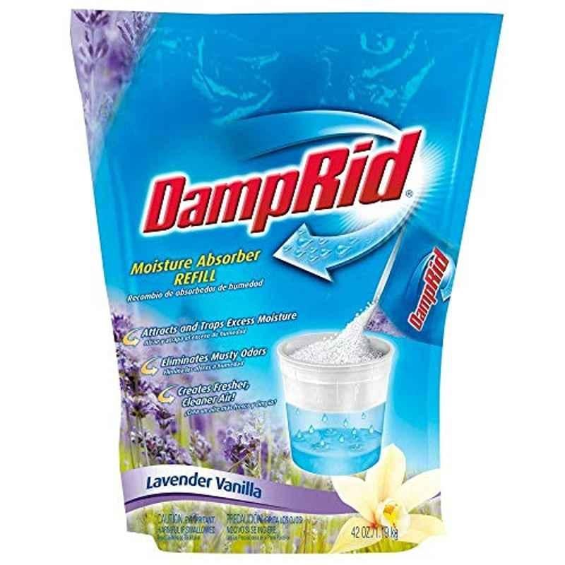 Damp Rid 42 Oz Lavender Vanilla Refillable Moisture Absorber, FG30LV