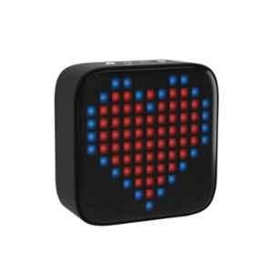 Portronics Pixel 8W Black Wireless Speaker With 32 LED Display Animations, POR 1455