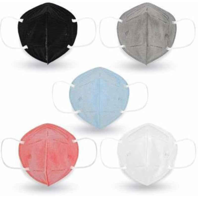 Wellstar 5 Pcs 5 Layer N95 Reusable & Washable Anti-Pollution Face Mask Set, MM-33.2