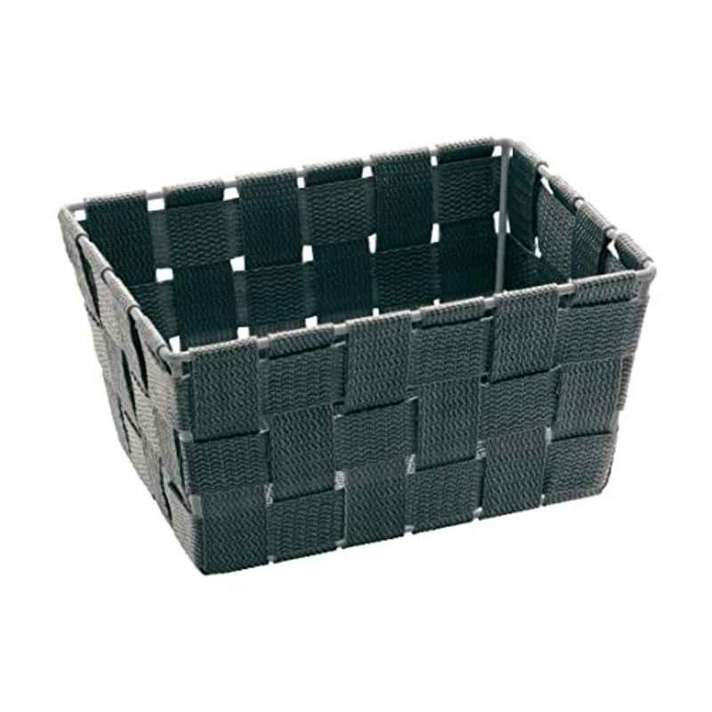 Wenko Adria Polypropylene Grey Bathroom Basket, 21349100