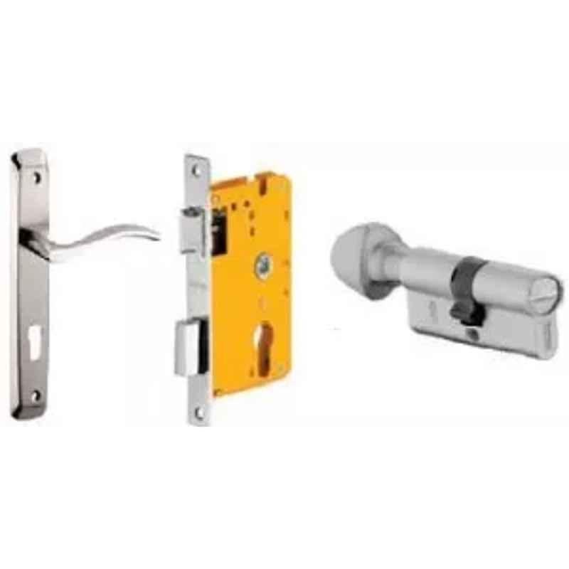 Dorset ML Series Serena 70mm Stainless Steel Door Handle Lock Set with Coin & Knob