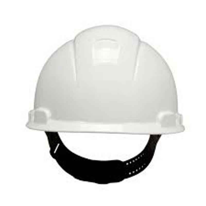3M H-401P 4 PT White Unvented Pinlock Safety Helmet (Pack of 10)